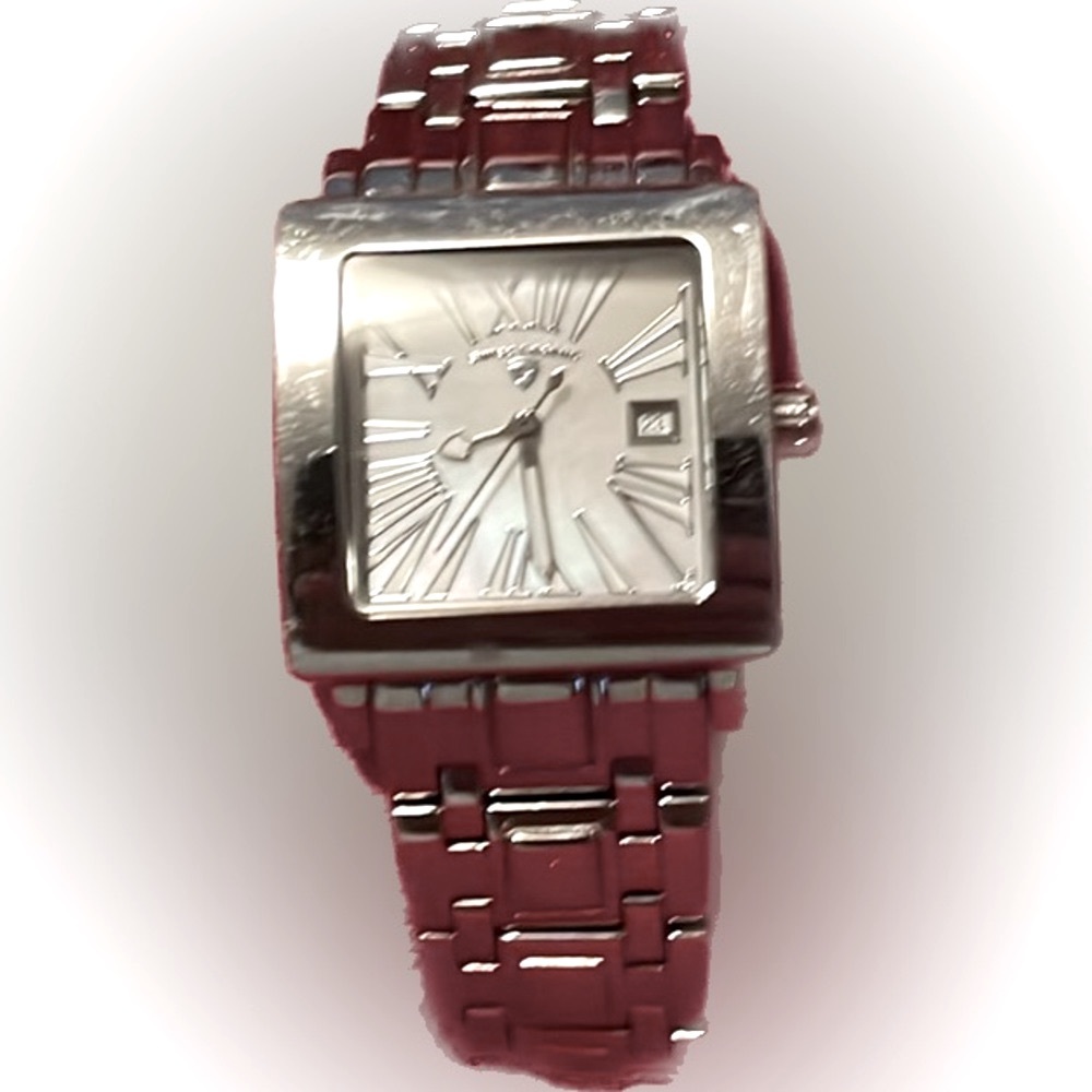 Swiss Legend Silver Watch, needs new battery.  In original box.